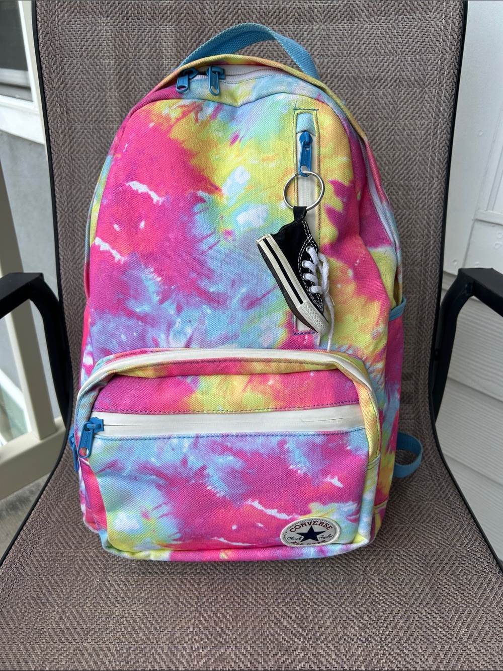 Converse Tie-Dye Backpack in Pink, Yellow, Blue & Purple